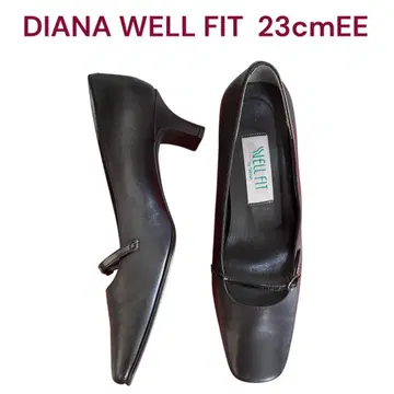 새상품급 다이애나 웰핏 가죽 펌프스 비즈니스 슈즈 23cm EE