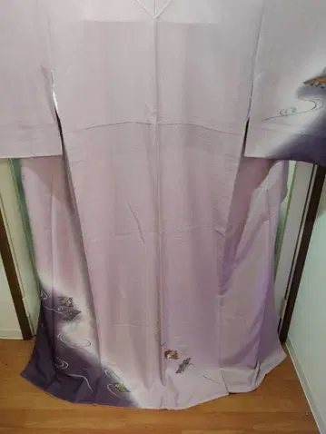 연보라색 꽃무늬 물결무늬 나전 작가 호몬기