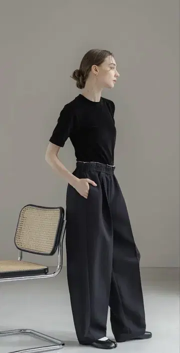 soyy. 블랙 슬랙스 Size 0