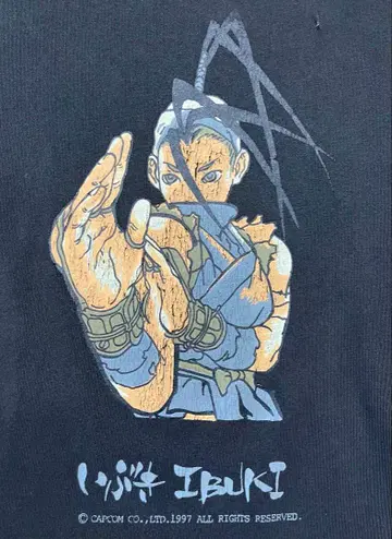 STREET FIGHTER III 이부키 90s 티셔츠