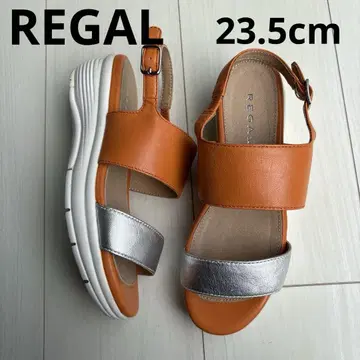 REGAL 오렌지 실버 샌들