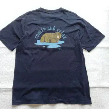 빅 사이즈 XL ROKKAN O.C. 로칸 티셔츠 곰 동물