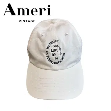 Ameri VINTAGE EMBLEM EMBROIDERY CAP 화이트