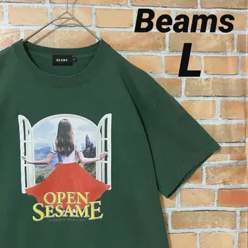 BEAMS 좋은 디자인 OPEN SESAME 무비풍 반팔 티셔츠