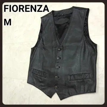 FIORENZA 가죽 베스트 M 남성용