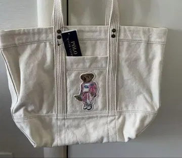 POLO 랄프 로렌 폴로 베어 자수 토트백 미사용