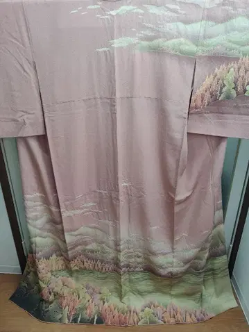 풍경 무늬 자수 방문 셔틀