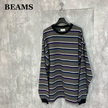 새상품 BEAMS 보더 루즈 롱 슬리브 티셔츠 XL