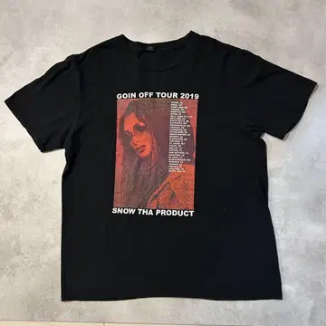 GOIN OFF TOUR 2019 SNOW THA PRODUCT 티셔츠