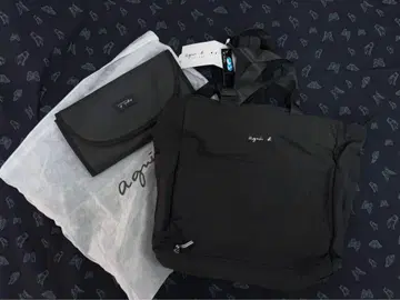 agnis 블랙 토트백 수납 봉투 포함