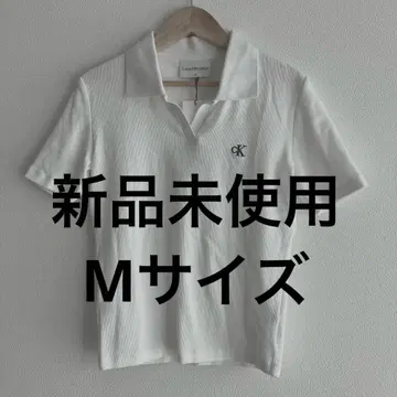 캘빈클라인 슬림핏 V넥 폴로 셔츠 M