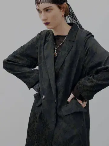 아메리 메디 알리시아 자카드 재킷