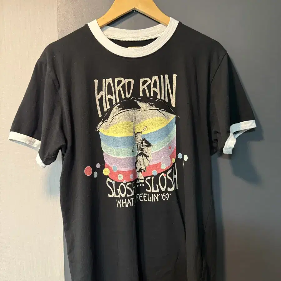 KAPITAL | 캐피탈 Kapital Ringer T-shirt Hard Rain Sundance
