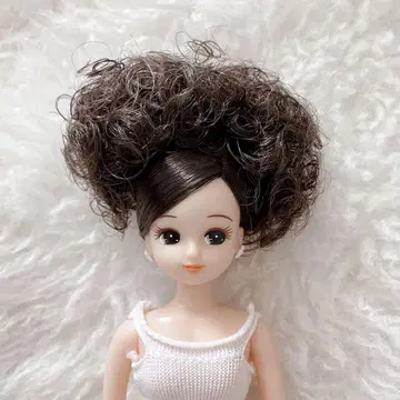거의 미사용 레어 리카짱 캐슬 컬리 아프로 5052
