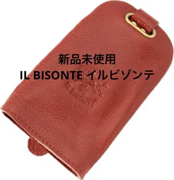 미사용 새상품 IL BISONTE (일비종떼) 키케이스 레드