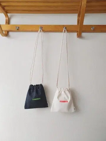 TEMBEA 복조리 POCHETTE DENIM WHITE