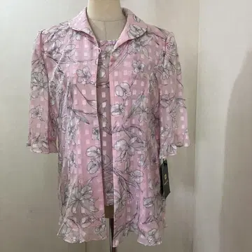 꽃무늬 앙상블 핑크 사이즈 40