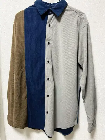 tk.TAKEO KIKUCHI 스위칭 코듀로이 셔츠