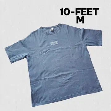10-FEET 오버 사이즈 티셔츠 M 사이즈 색스 블루