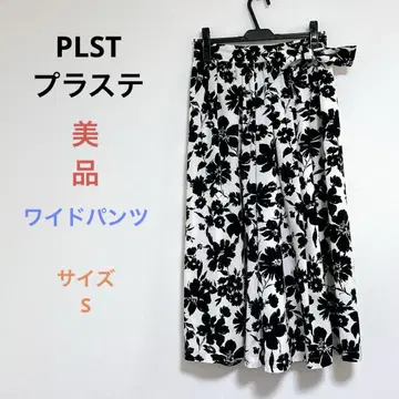 컨디션 최상 PLST 플라스테 허리밴딩 와이드 팬츠 사이즈 S