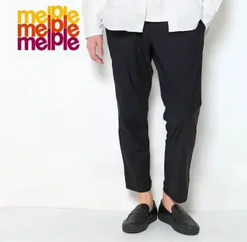 mellow people 톰캣 릴랙스 팬츠 테이퍼드 32 블랙