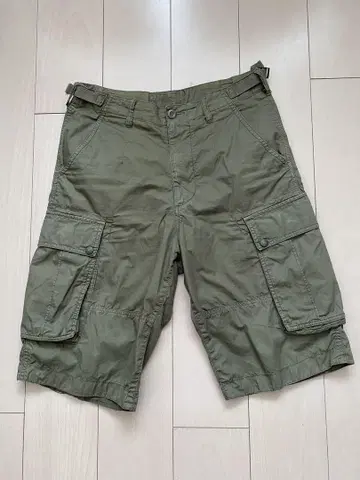 sage de cret 카고 숏 팬츠 올리브