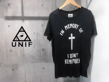 UNIF 유니프 데미지 가공 티셔츠 M 원오크 TAKA 착용 그런지 T
