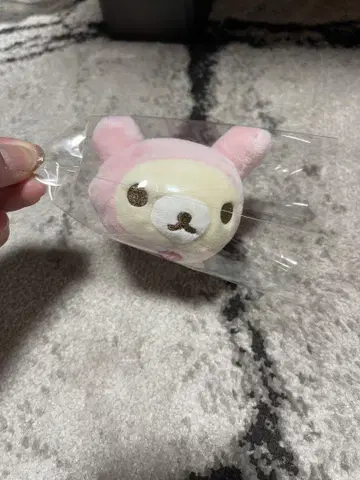 코리락쿠마 모치펑탄테 노리 봉제 인형 마스코트 토끼 귀