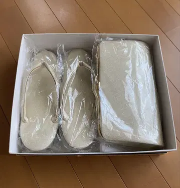 일본 의류 조리와 백 세트 심플 골드