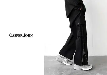 Casper John 캐스퍼 존 파라슈트 카고 팬츠 L 와이드