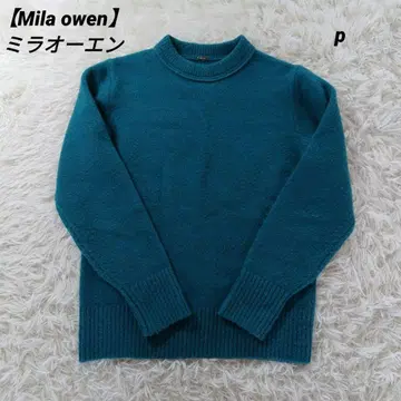 미라 오웬 Mila owen 크루넥 긴팔 니트 스웨터 S 사이즈 상당