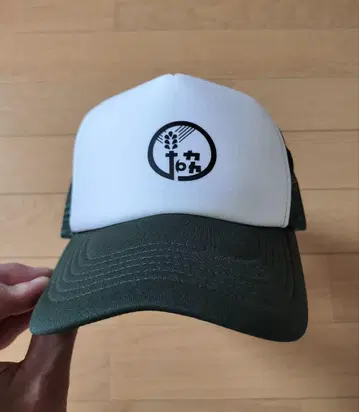 메쉬 캡 농협 (카키/화이트)