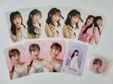 KARA 니콜 포토 카드 캔뱃지