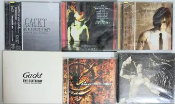 Gackt CD 6장 세트 앨범 Gackt
