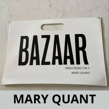 MARYQUANT 마리콴트 백 BAZAAR 화이트 얇은 타입 토트
