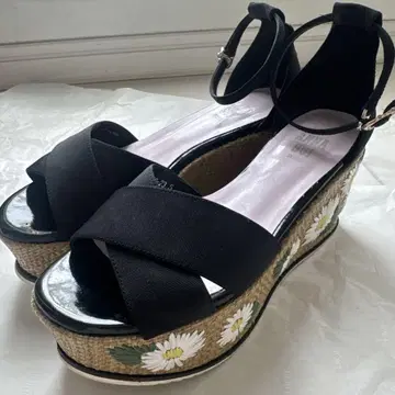 ANNA SUI 웨지 힐 샌들 23.5cm