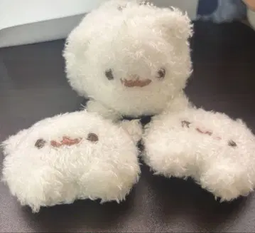 포메라니안 모치 헤어 클립 푹신푹신 봉제 인형 가챠가챠 모치 시라타마