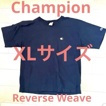챔피온 리버스 위브 티셔츠 XL 블랙