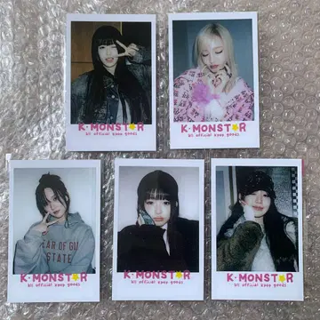 IVE empathy kmonster 대만 트레이딩 카드 폴라로이드 5장