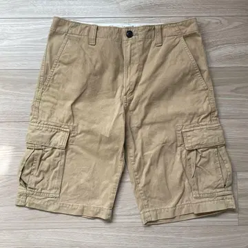 Eddie Bauer 베이지 카고 숏 팬츠 30