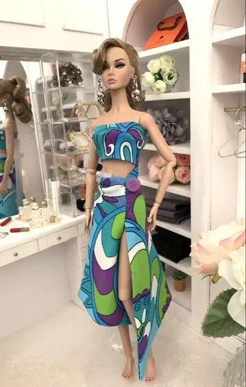 패션 로열티 포피 후드티 바비 1/6 인형 아웃핏