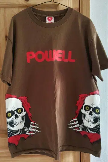 90s POWELL 파웰 엿보기 본즈 올드 티셔츠