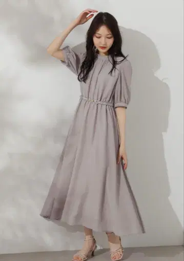 proportion body dressing 시어 스트라이프 원피스