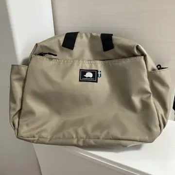 베이지 보스턴 백