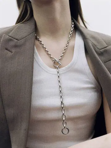Llife RIPPLE LONG NECKLACE 라이프 리듬 LIDNM