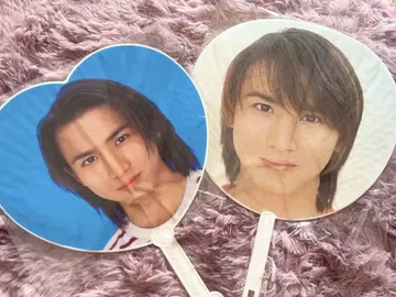 KinKi Kids 도모토 코이치 하트 모양 부채