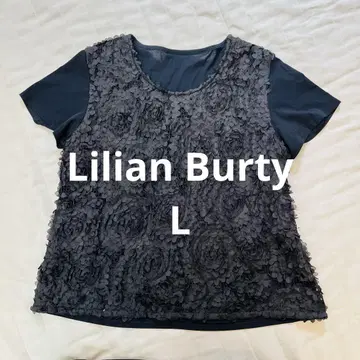 릴리안 뷰티 Lilian Burty 입체 플라워 레이스 탑 L