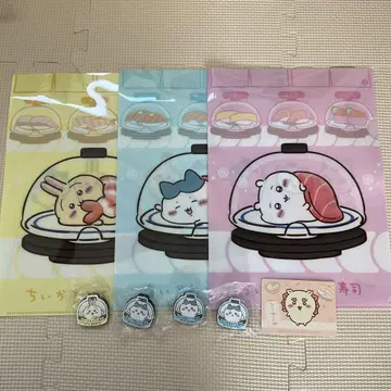 치이카와 (먼작귀) 쿠라스시 콜라보 클리어 파일 마그넷 카드