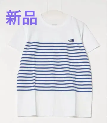새상품 THE NORTH FACE 숏 슬리브 패널 보더 티