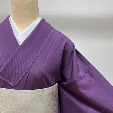 명주 이로무지 단문 보라색 새상품급